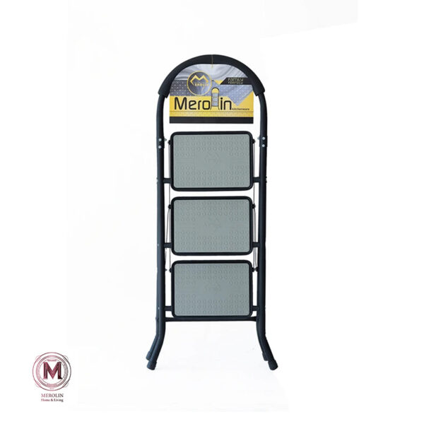 Merolin 3-Step Ladder, Model Black, Code 5030