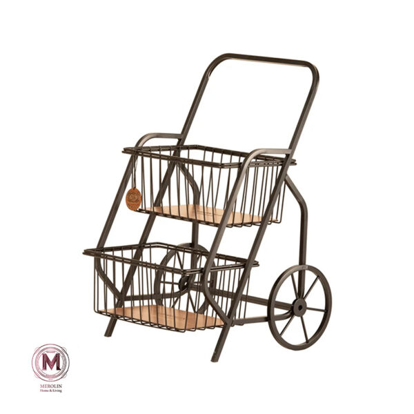 Merolin 2-Tier Potato and Onion Basket, Model Kaleske, Code 40112