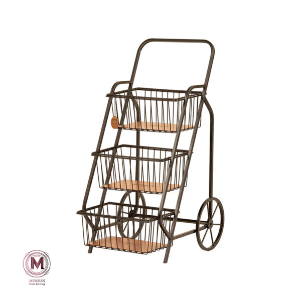 Merolin 3-Tier Potato and Onion Basket, Model Kaleske, Code 40113