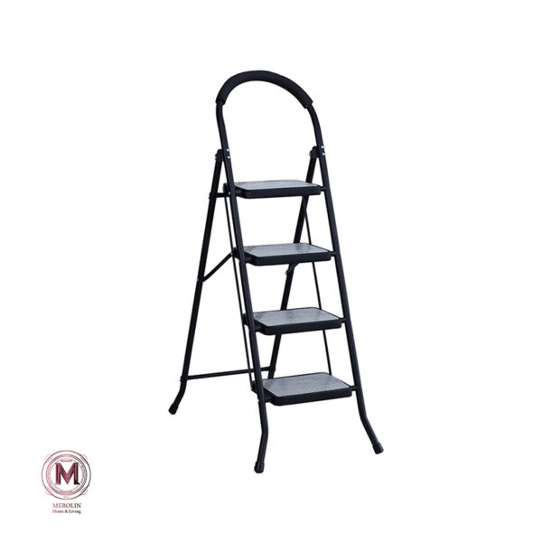 Merolin 4-Step Ladder, Model Black, Code 5040