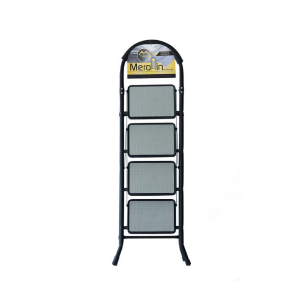 Merolin 4-Step Ladder, Model Black, Code 5040