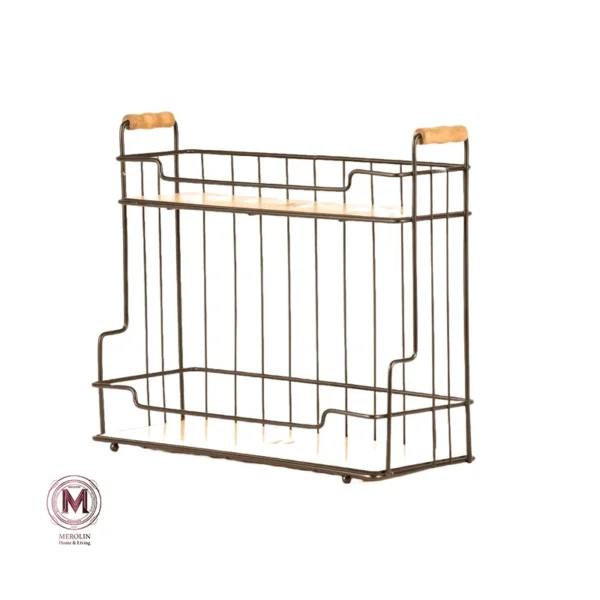 Merolin 2-Tier Spice Rack Stand, Large Pallet Model, Code 40211