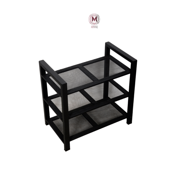 Fida three-tier shoe rack